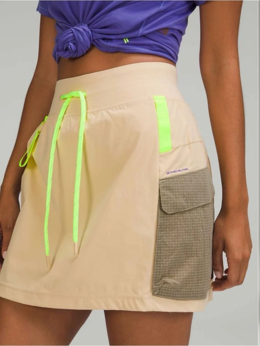 Lululemon Multi Pocket Cargo High Rise Hiking Skirt